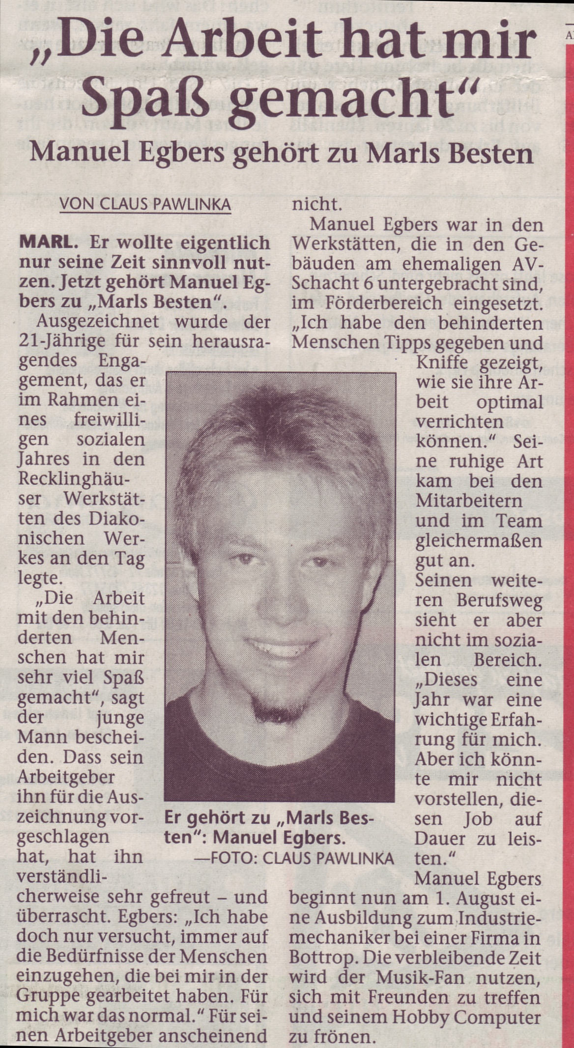 Marls Beste Manuel Egbers